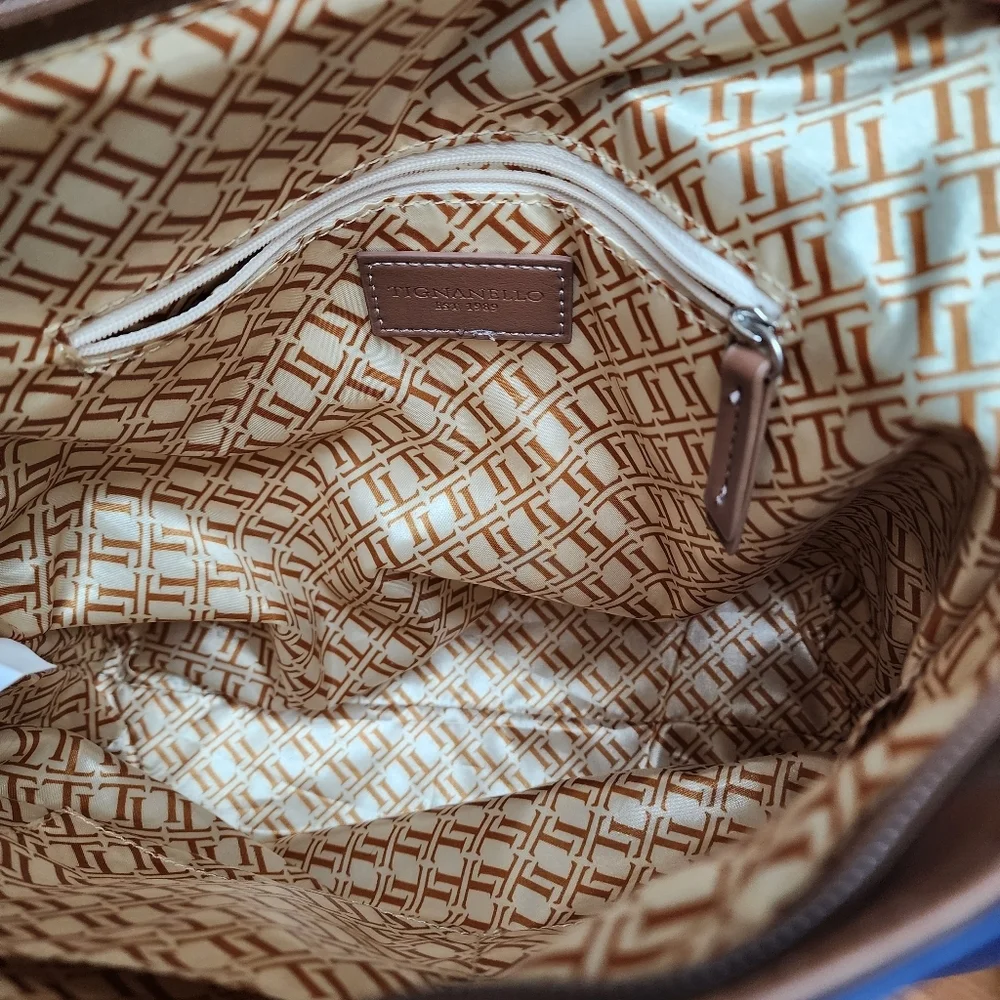 TIGNANELLO LEATHER TOTE SHOULDER BAG